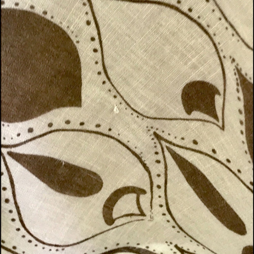 ▪️OLD NAVY▪️Retro Linen & Cotton Abstract Feather A-Line Skirt - Picture 6 of 6